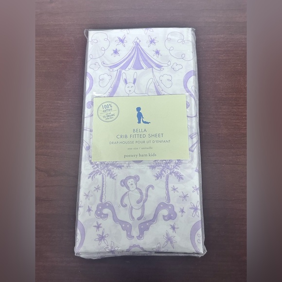 Pottery Barn Fitted Bella Crib Sheet - Picture 1 of 3